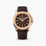 Patek Philippe Aquanaut 40.8mm 5167R Rose Gold Case Chocolate Brown Composite Strap