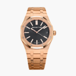Royal Oak Selfwinding 41mm Black Dial 18k Pink Gold 15510OR
