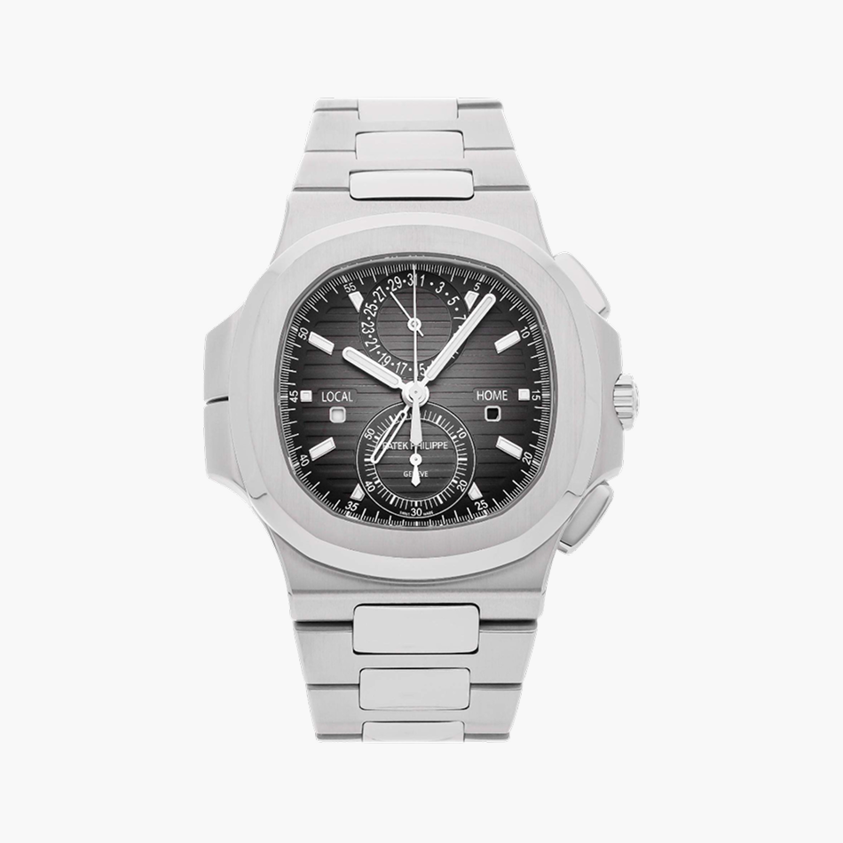 Patek Philippe Black Stainless Steel Nautilus 5990/1A-001 Automatic Men's Wristwatch 40 mm