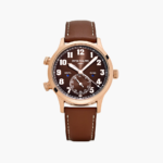 Complications Calatrava Pilot Travel Time 42mm Sunburst Brown Strap Rose Gold 5524R