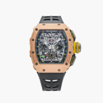 Richard Mille RM 030 rose gold skeleton automatic 50mm men's watch