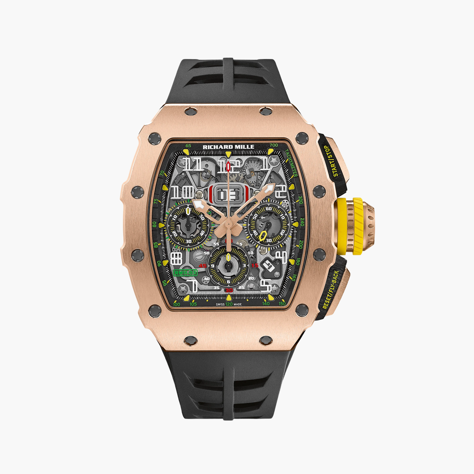Richard Mille RM 11-03 Automatic Flyback Chronograph Rose Gold Titanium