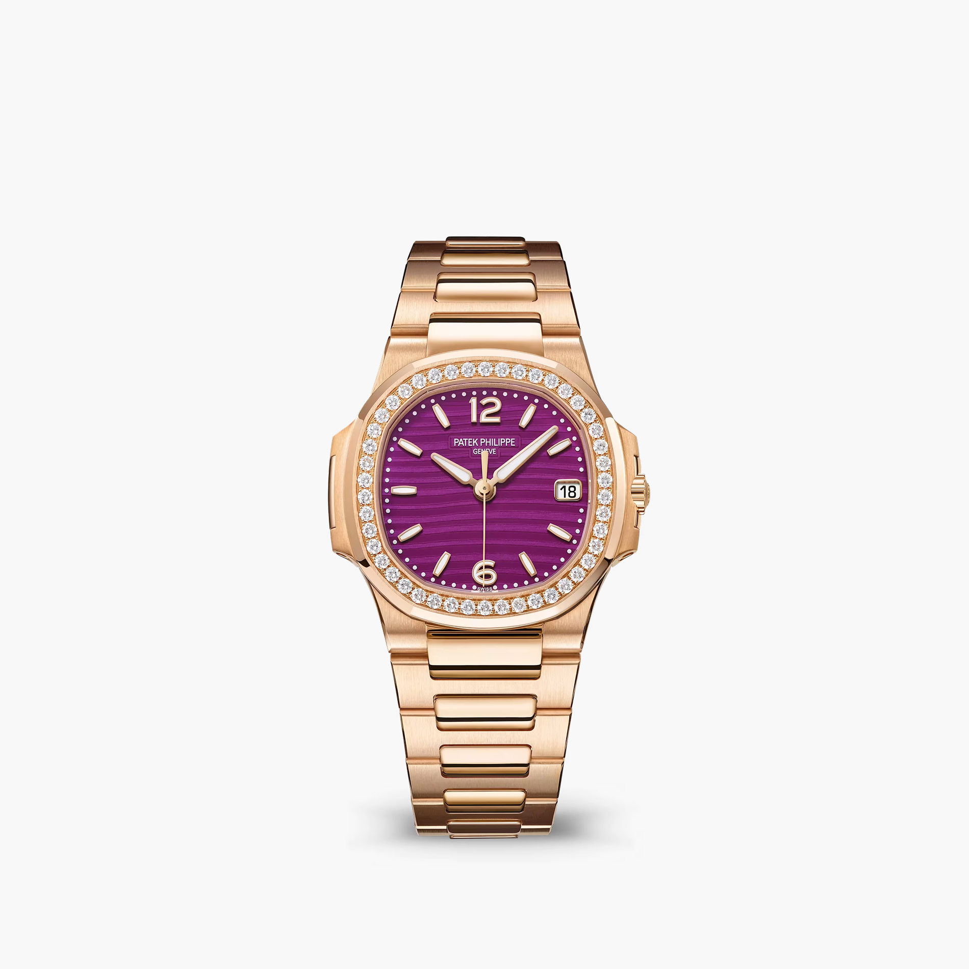 Patek Philippe Nautilus 7010/1R Quartz Rose Gold Diamond