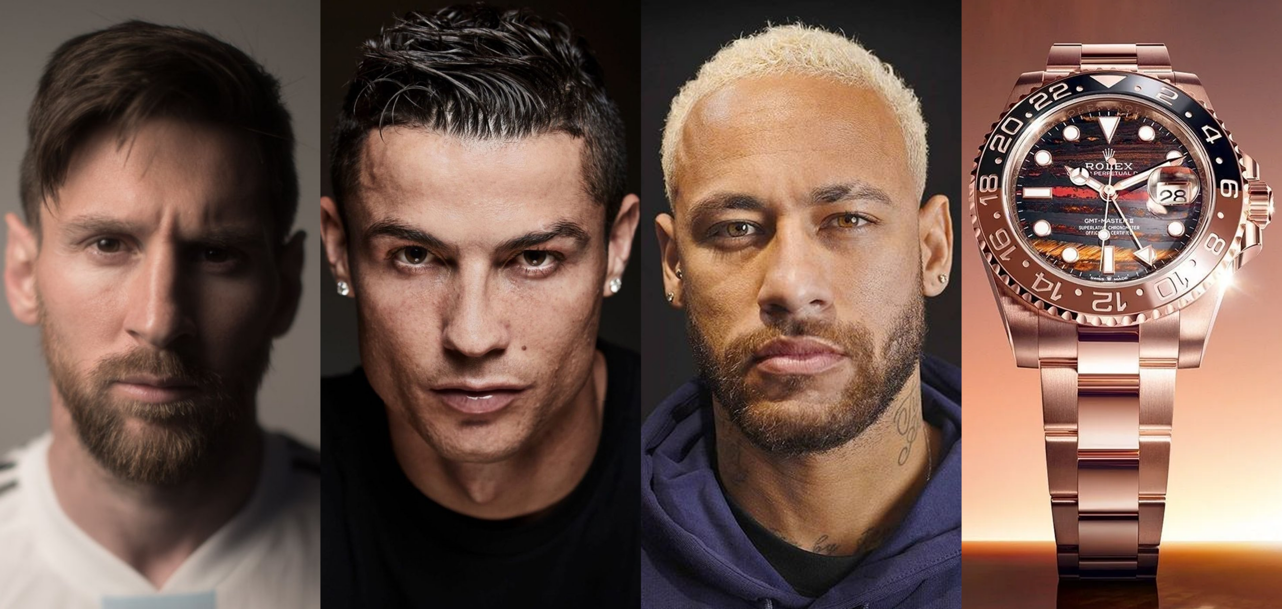 June Blog 4, Image 1 Ronaldo, Messi, GMT-Master II