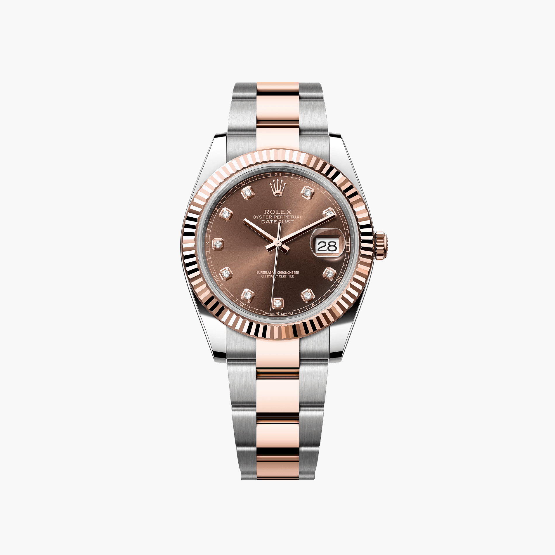 Rolex Datejust 126331 Steel Everose Chocolate Jubilee