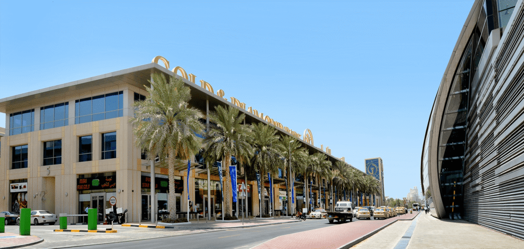 Dubai Mall area with luxury shopping and watch retailers