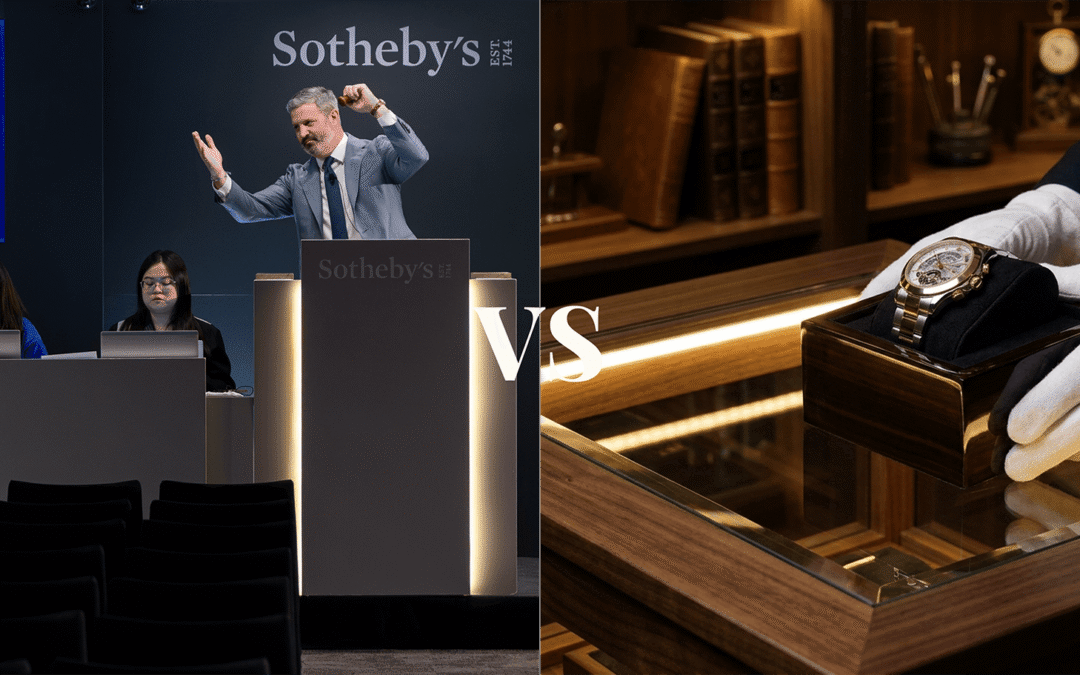 Buying a Watch at Auction vs Buying From a Dubai Dealer: What Serious Collectors Need to Know in 2026