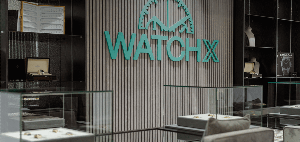 WatchX Global luxury watch boutique interior and showroom.